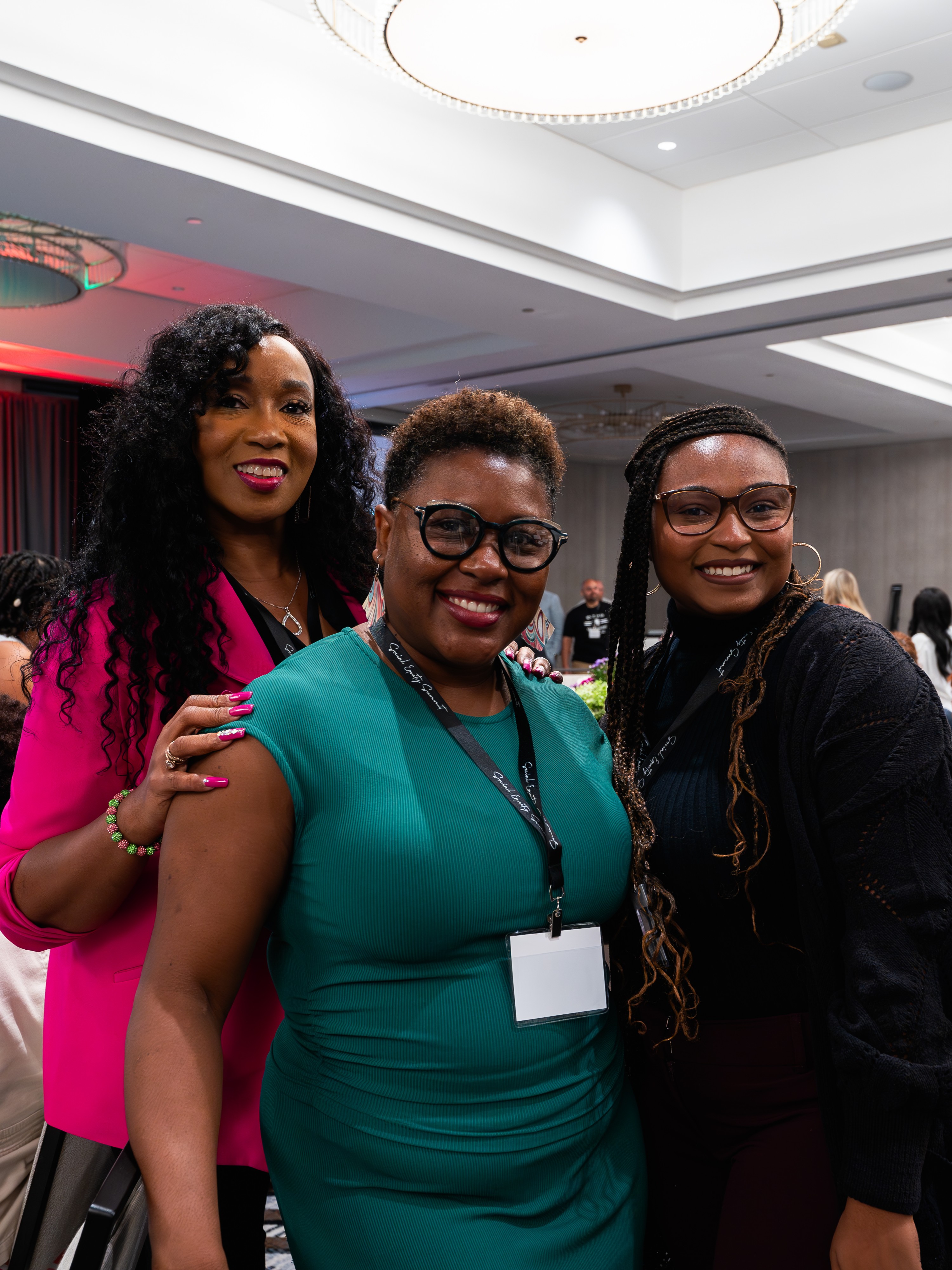 Event photography of guests at a corporate networking event in the Triangle, NC